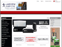 Tablet Screenshot of lakeviewstamp.com